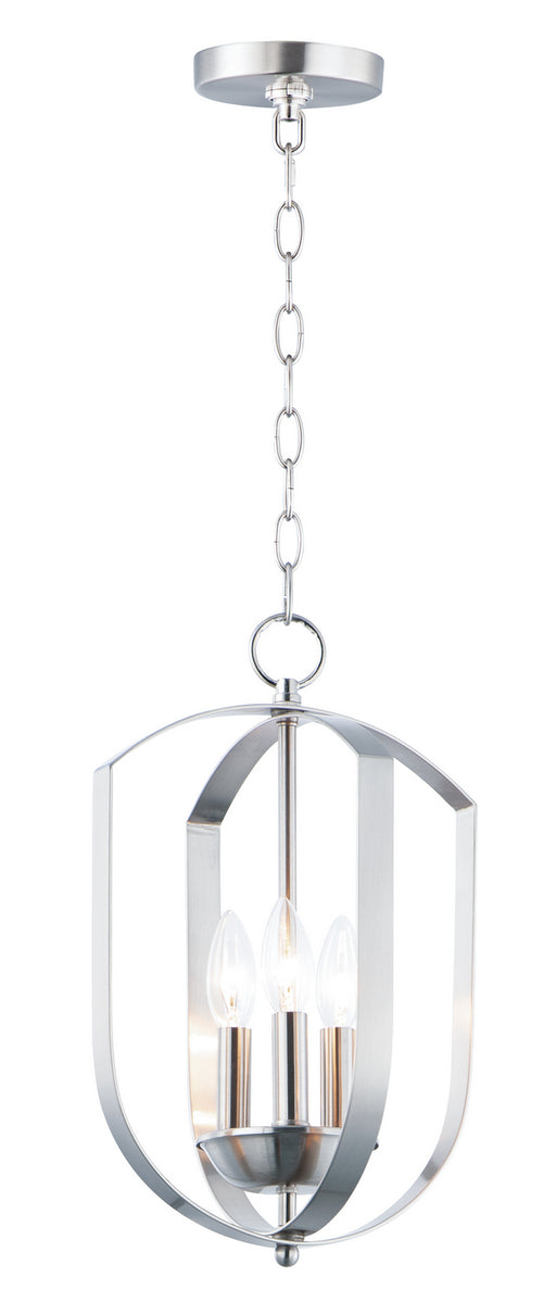 Maxim 10033SN Provident Three Light Chandelier, Satin Nickel Main Image.jpg