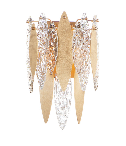 Maxim 32322CLCMPGL Majestic Three Light Wall Sconce, Gold Leaf Main Image.jpg