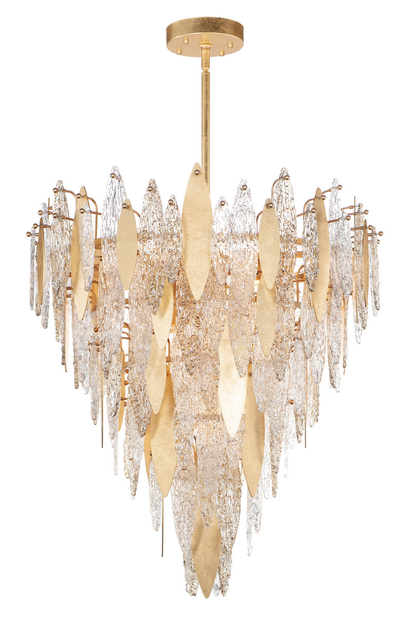Maxim 32328CLCMPGL Majestic 21 Light Chandelier, Gold Leaf Main Image.jpg