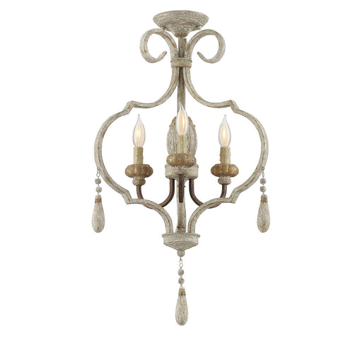 Savoy House 6-9985-3-94 Three Light Semi-Flush Mount, Avignon