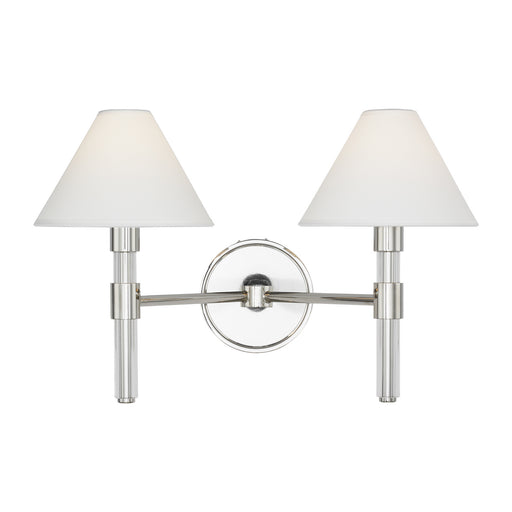 Visual Comfort Studio LV1032PN Robert Two Light Vanity, Polished Nickel Main Image.jpg