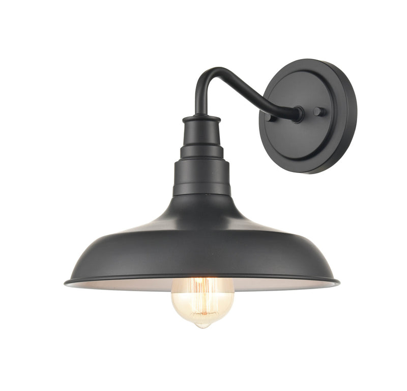 Millennium 2951-PBK One Light Outdoor Wall Bracket, Powder Coat Black Main Image.jpg