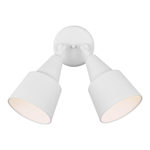 Generation Lighting 8560702-15 Flood Light Two Light Adjustable Swivel Flood Light, White Main Image.jpg