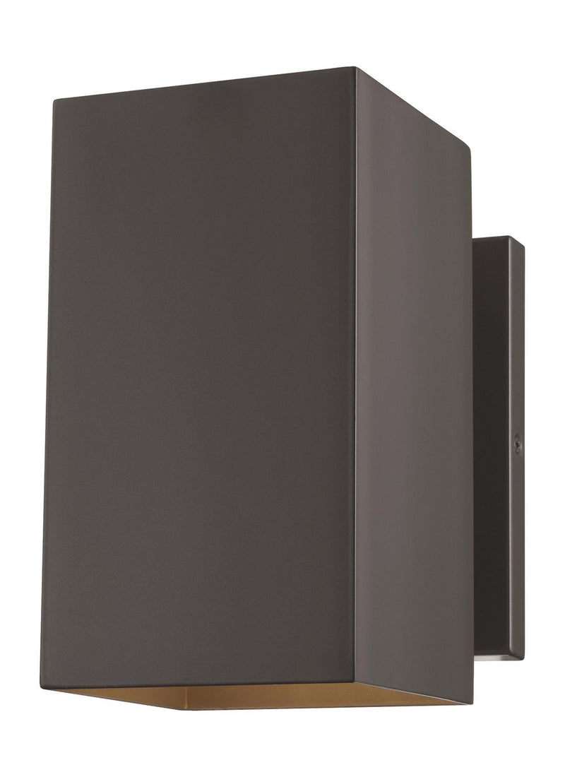 Visual Comfort Studio 8731701EN3-10 Pohl One Light Outdoor Wall Lantern, Bronze Main Image.jpg