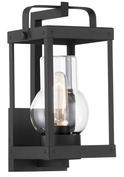 Minka-Lavery 73161-66 Sullivans Landing One Light Outdoor Wall Lantern, Sand Coal Main Image.jpg