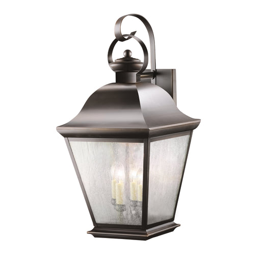 Kichler 9704OZ Four Light Outdoor Wall Mount, Olde Bronze