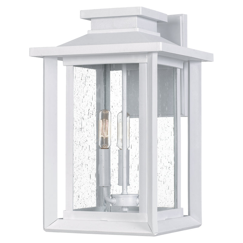 Quoizel WKF8411W Wakefield Three Light Outdoor Wall Mount, White Lustre Main Image.jpg