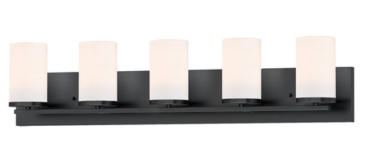 Maxim 10285SWBK Lateral Five Light Bath Vanity, Black Main Image.jpg