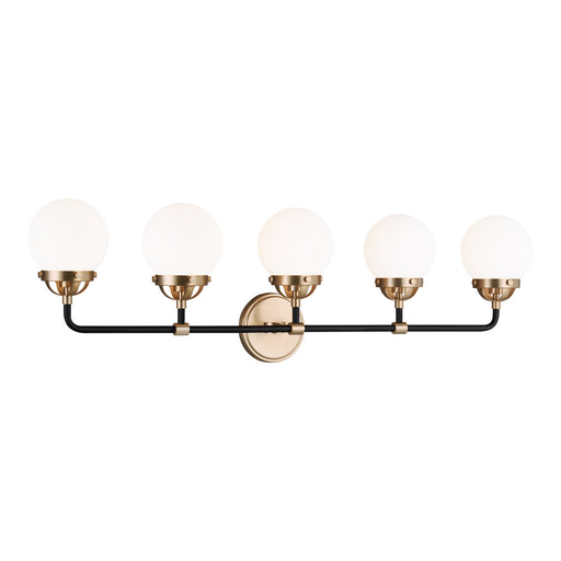 Visual Comfort Studio 4487905-848 Cafe Five Light Wall / Bath, Satin Brass Main Image.jpg