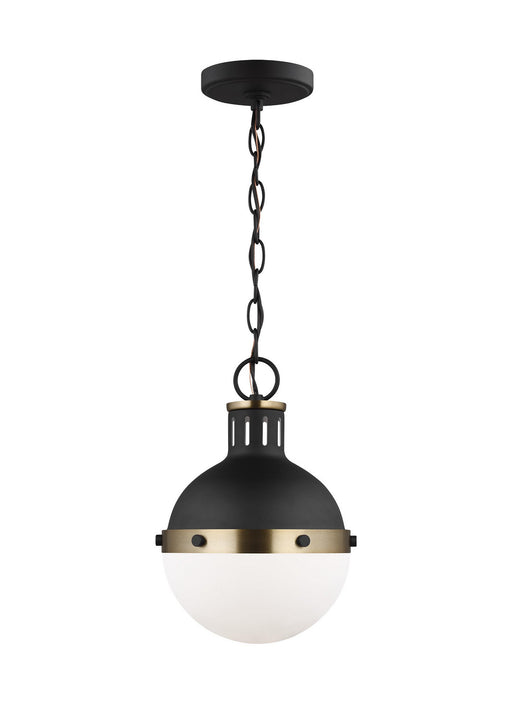 Visual Comfort Studio 6177101-112 Hanks One Light Mini Pendant, Midnight Black Main Image.jpg