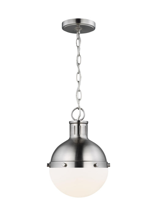 Visual Comfort Studio 6177101-962 Hanks One Light Mini Pendant, Brushed Nickel Main Image.jpg