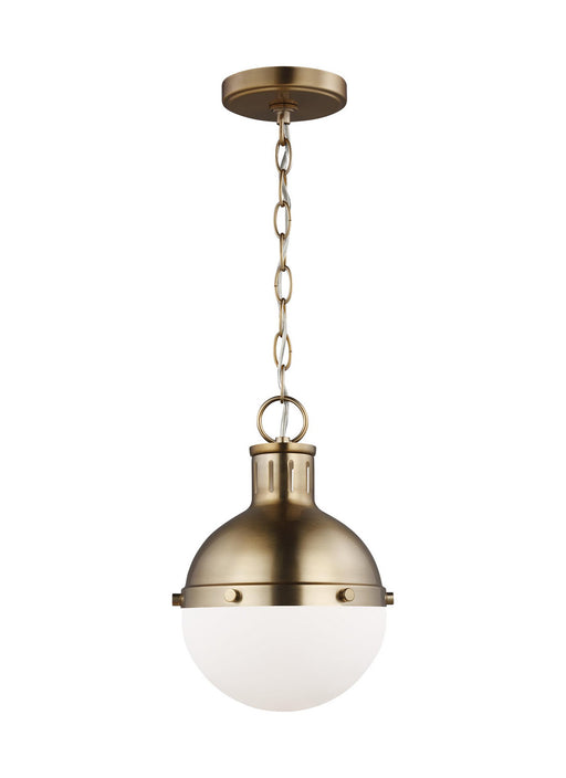 Visual Comfort Studio 6177101EN3-848 Hanks One Light Mini Pendant, Satin Brass Main Image.jpg