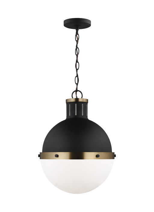 Visual Comfort Studio 6577101-112 Hanks One Light Pendant, Midnight Black Main Image.jpg