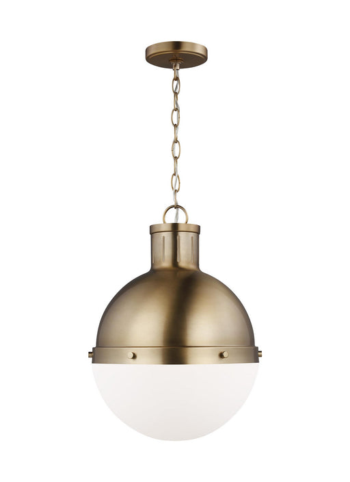 Visual Comfort Studio 6577101-848 Hanks One Light Pendant, Satin Brass Main Image.jpg