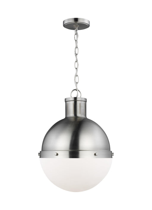 Visual Comfort Studio 6577101EN3-962 Hanks One Light Pendant, Brushed Nickel Main Image.jpg