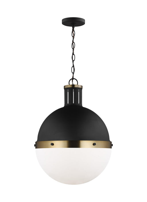 Visual Comfort Studio 6677101-112 Hanks One Light Pendant, Midnight Black Main Image.jpg