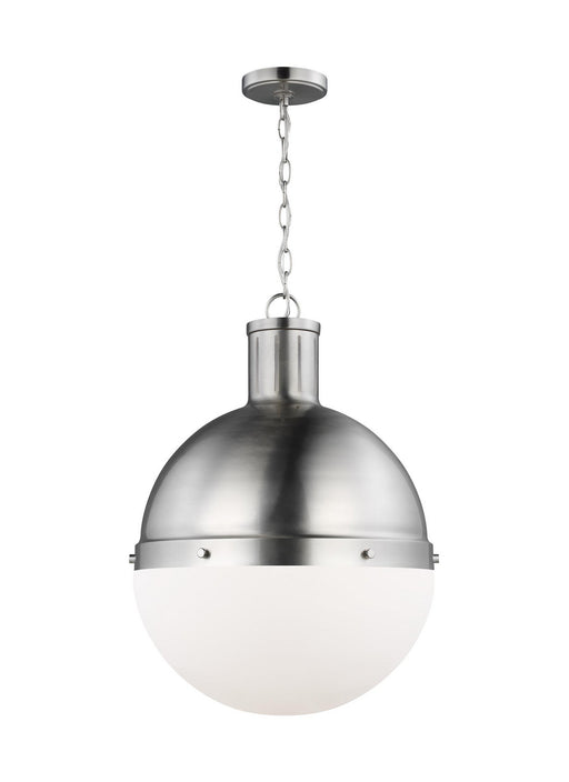 Visual Comfort Studio 6677101-962 Hanks One Light Pendant, Brushed Nickel Main Image.jpg