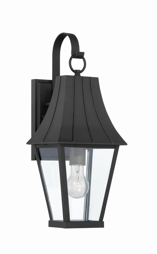 Minka-Lavery 72781-66G Chateau Grande One Light Outdoor Wall Mount, Coal W/Gold Main Image.jpg
