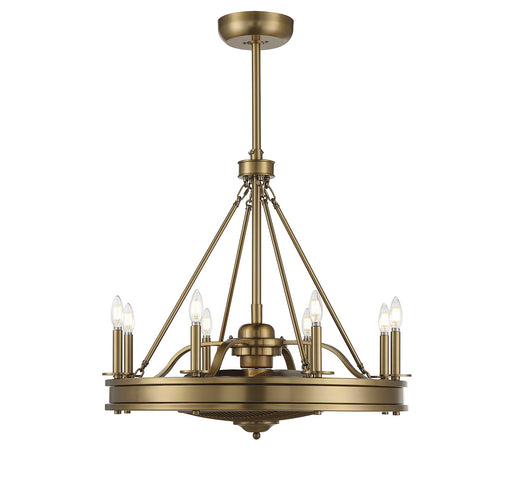 Savoy House 39-FD-124-322 LED Fan D'Lier, Warm Brass