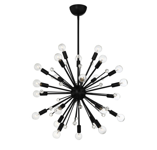 Savoy House 7-6099-24-89 24 Light Chandelier, Matte Black