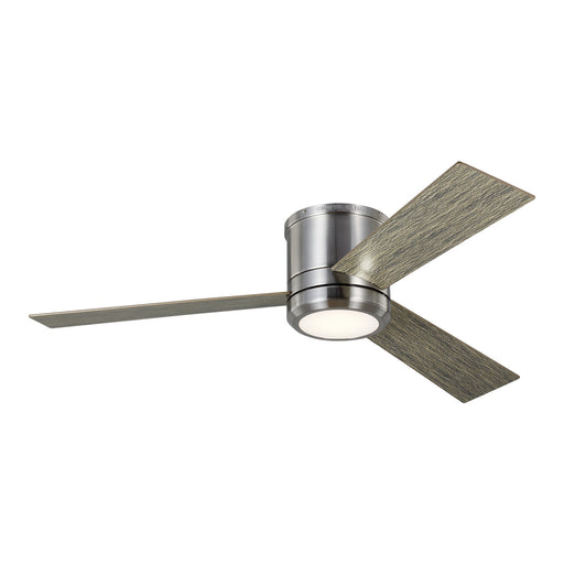 Generation Lighting 3CLMR56BSLGD-V1 Clarity 56"Ceiling Fan, Brushed Steel Main Image.jpg
