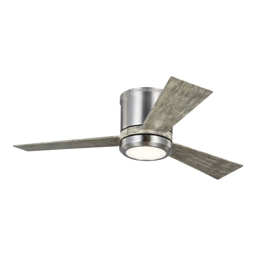 Generation Lighting 3CLYR42BSLGD-V1 Clarity 42"Ceiling Fan, Brushed Steel Main Image.jpg