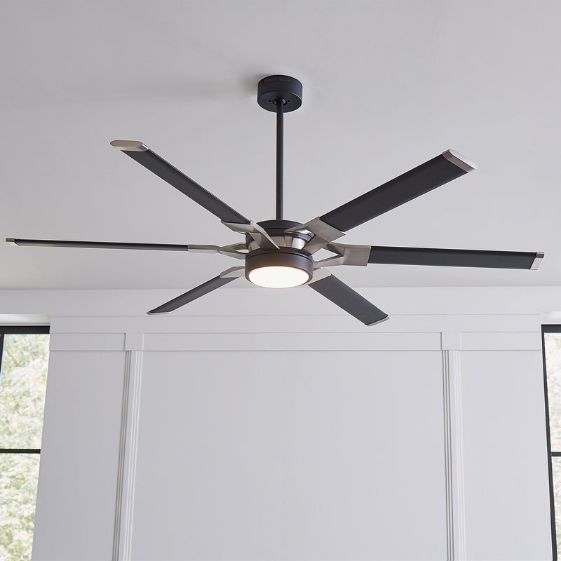 Visual Comfort Fan 6LFR62MBKD Loft 62 Ceiling Fan, Midnight Black Alternate Image 2.jpg