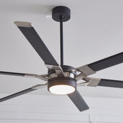 Visual Comfort Fan 6LFR62MBKD Loft 62 Ceiling Fan, Midnight Black Alternate Image.jpg