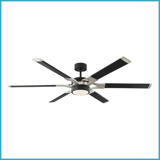 Visual Comfort Fan 6LFR62MBKD Loft 62 Ceiling Fan, Midnight Black Main Image.jpg