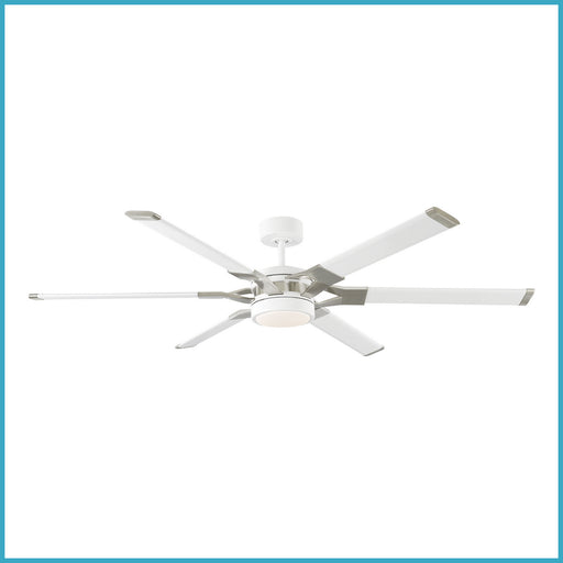Visual Comfort Fan 6LFR62RZWD Loft 62 Ceiling Fan, Matte White Main Image.jpg