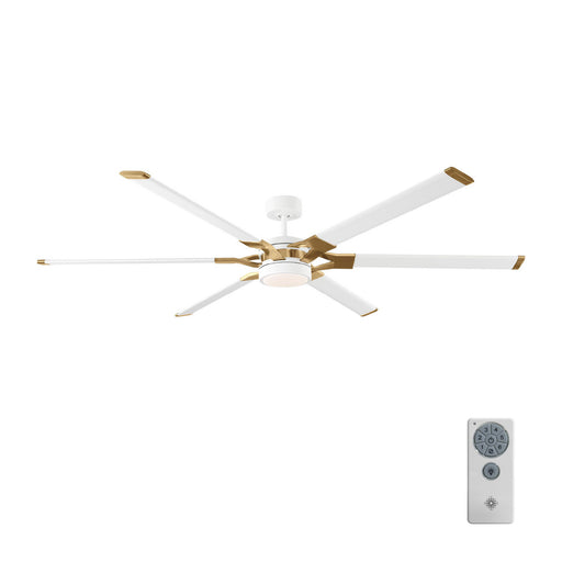 Visual Comfort Fan 6LFR72RZWBBSD Loft 72 Ceiling Fan, Matte White Alternate Image.jpg