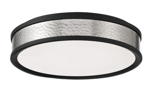 Minka-Lavery 717-2-691-L LED Flush Mount, Coal With Brushed Nickel Main Image.jpg