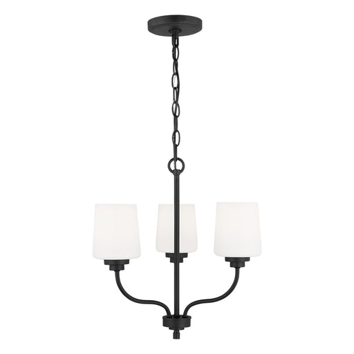 Generation Lighting 3102803-112 Windom Three Light Chandelier, Midnight Black Main Image.jpg