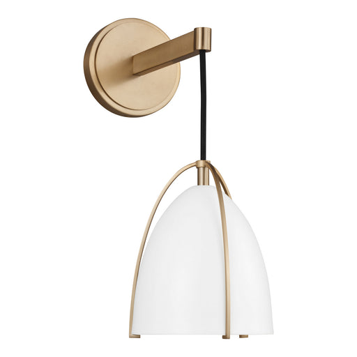 Visual Comfort Studio 4151801-848 Norman One Light Wall / Bath Sconce, Satin Brass Main Image.jpg