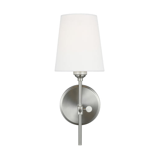 Visual Comfort Studio 4187201-962 Baker One Light Wall / Bath Sconce, Brushed Nickel Main Image.jpg