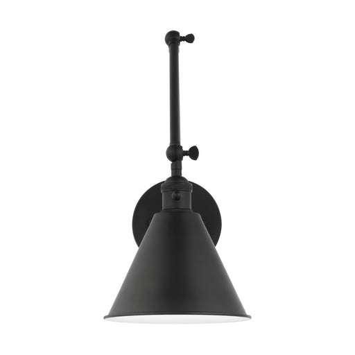 Visual Comfort Studio 4298101EN3-112 Salem One Light Wall Sconce, Midnight Black Main Image.jpg