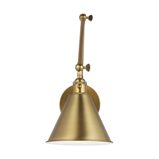 Visual Comfort Studio 4298101EN3-848 Salem One Light Wall Sconce, Satin Brass Main Image.jpg