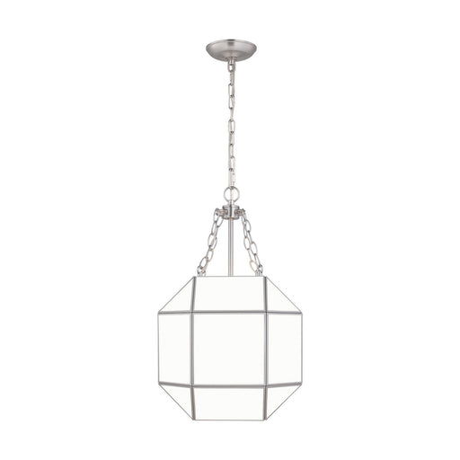 Visual Comfort Studio 5179453-962 Morrison Three Light Lantern, Brushed Nickel Main Image.jpg