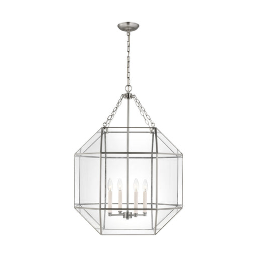 Visual Comfort Studio 5279404EN-962 Morrison Four Light Lantern, Brushed Nickel Main Image.jpg