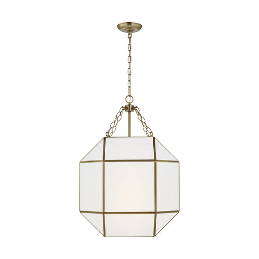 Visual Comfort Studio 5279453EN-848 Morrison Three Light Lantern, Satin Brass Main Image.jpg