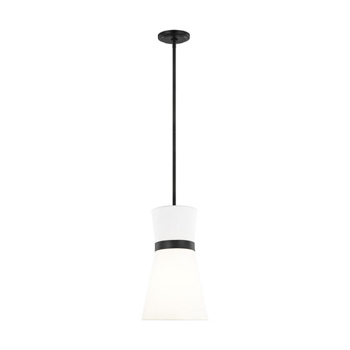 Visual Comfort Studio 6590501EN3-112 Clark One Light Pendant, Midnight Black Main Image.jpg