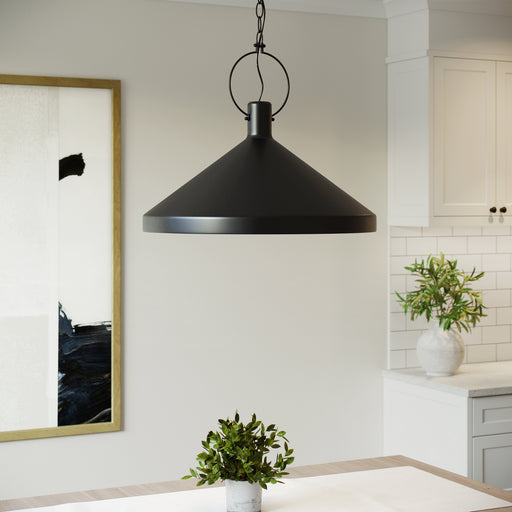 Visual Comfort Studio 6884901-112 Lyon One Light Pendant, Midnight Black Alternate Image.jpg