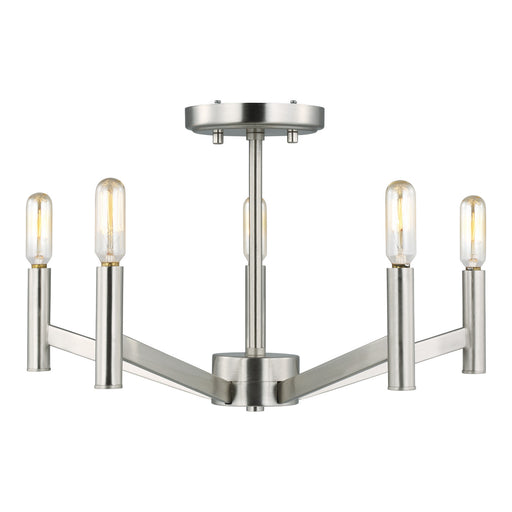 Visual Comfort Studio 7724305EN-962 Vector Five Light Semi-Flush Mount, Brushed Nickel Main Image.jpg