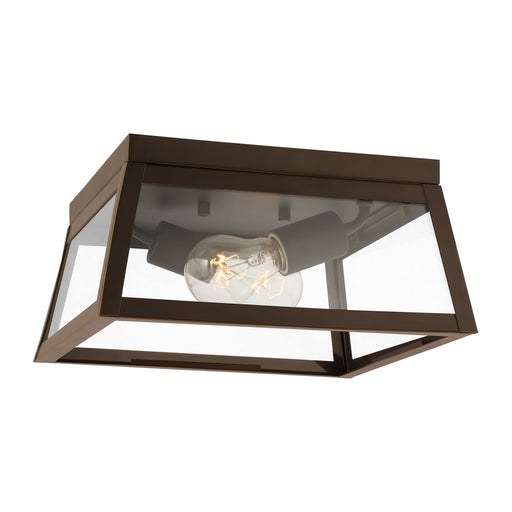 Visual Comfort Studio 7848402-71 Founders Two Light Outdoor Flush Mount, Antique Bronze Alternate Image.jpg