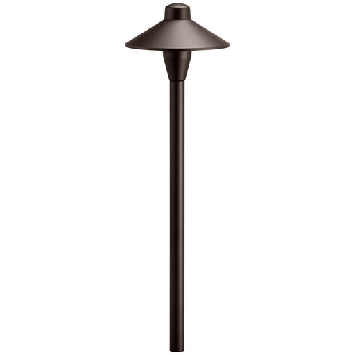 Kichler 15478AZT One Light Path Light, Textured Architectural Bronze