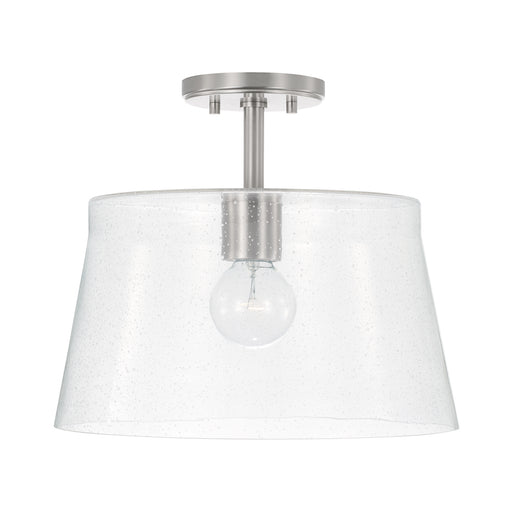 Capital Lighting 246911BN Baker One Light Pendant, Brushed Nickel Main Image.jpg