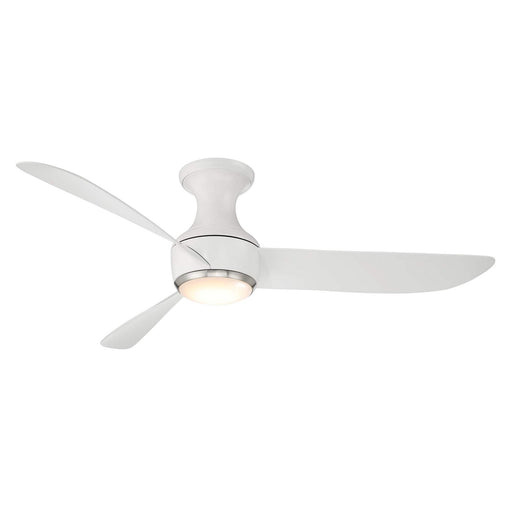 Modern Forms Fans FH-W2203-52L35BNMW 52"Ceiling Fan, Brushed Nickel/Matte White