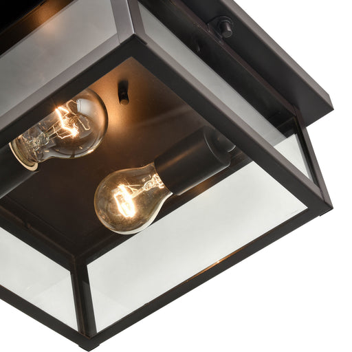 Millennium 4202-PBZ Evanton Two Light Flush Mount, Powder Coat Bronze Main Image.jpg