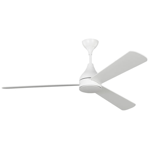 Visual Comfort Fan 3STMSM60RZWD Streaming 60 Smart LED Ceiling Fan, Matte White Main Image.jpg