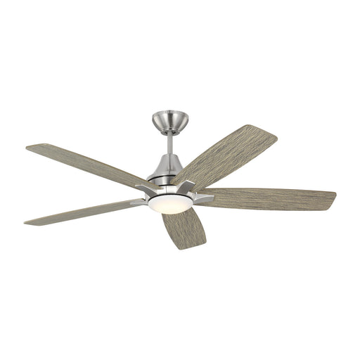 Generation Lighting 5LWDR52BSLGD Lowden 52"Ceiling Fan, Brushed Steel Main Image.jpg